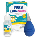 FESS Little Noses Saline Nasal Drops + Aspirator 25mL