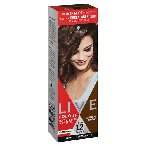 Schwarzkopf Live Colour Natural Brown 75mL
