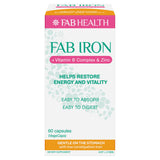 Fab Iron + Vit. B Complex & Zinc 60s
