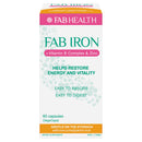 Fab Iron + Vit. B Complex & Zinc 60s