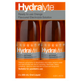 Hydralyte Ready to use Electrolyte Solution Orange Flavoured 4 x 250mL
