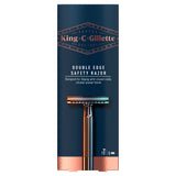 GILLETTE King C Double Edge Razor + 5ct