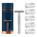 GILLETTE King C Double Edge Razor + 5ct