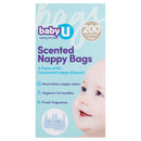 Baby U Nappy Bags 200pk