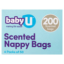 Baby U Nappy Bags 200pk