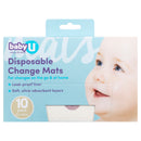 Baby U Change Mats 10pk