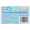 Baby U Change Mats 10pk