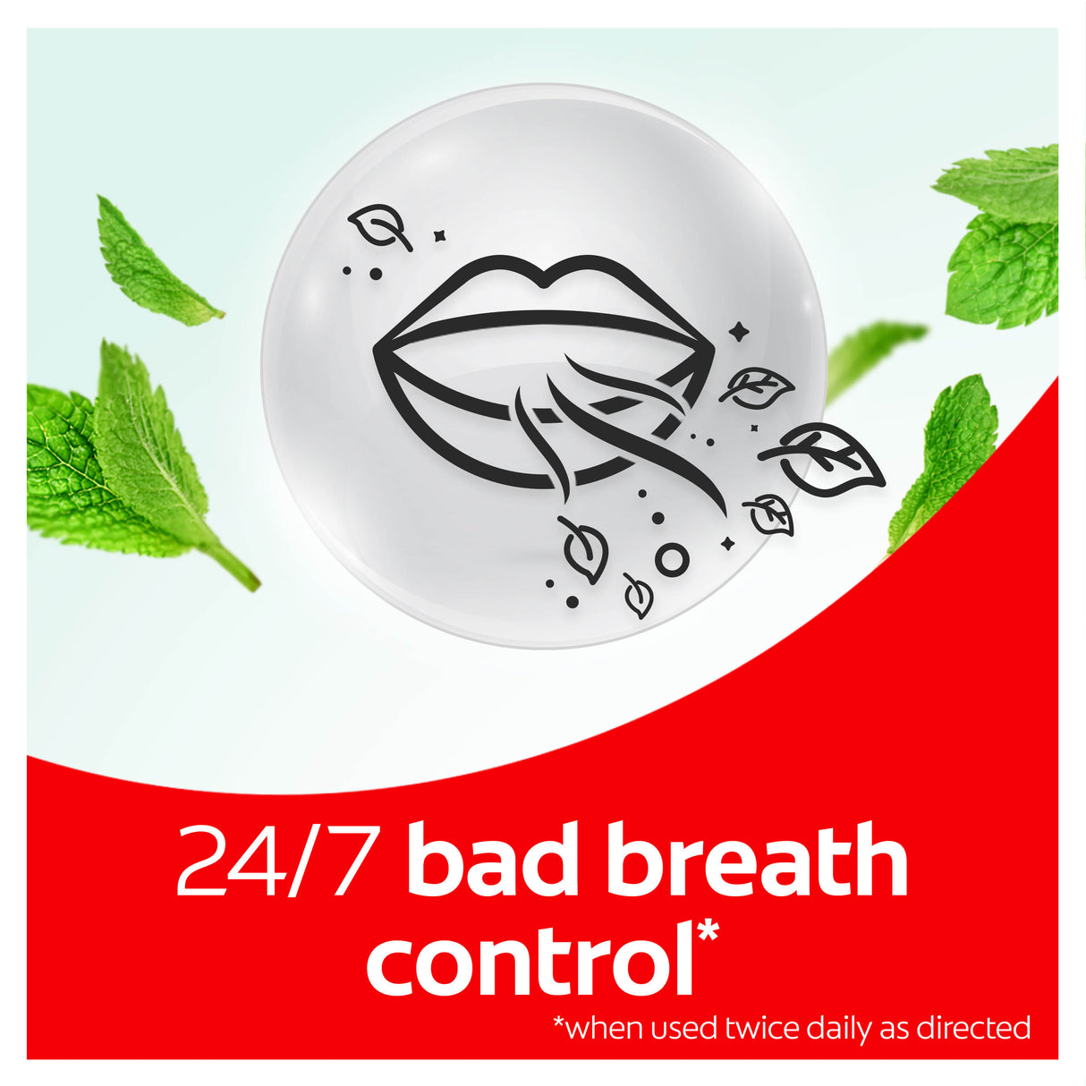 Colgate Plax Antibacterial Mouthwash, 250mL, Bamboo Charcoal Mint, Alcohol Free, Bad Breath Control