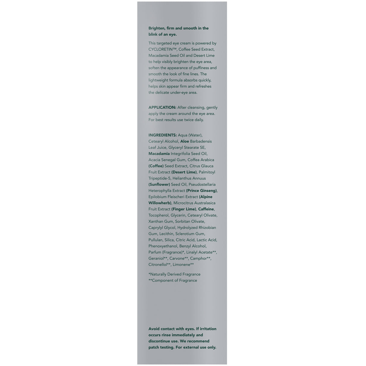 TIME CAPSULE FUTURE-BRIGHT EYE CREAM 15ML