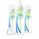 Dr. Brown's 250ml Narrow Neck Feeding Bottle Level 1 Teat 3pk