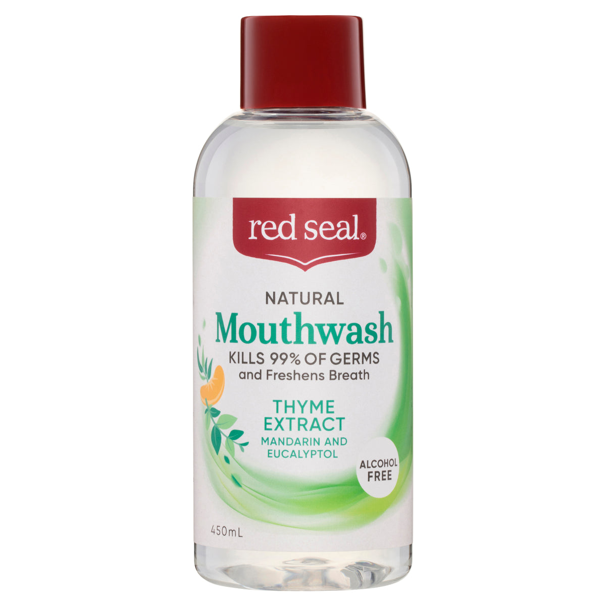 Red Seal Natural Mouthwash Mandarin & Eucalyptol 450mL