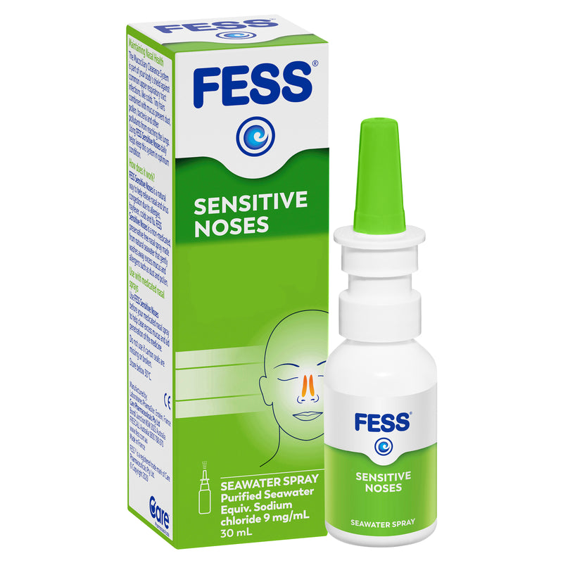 FESS Sensitive Noses Seawater Nasal Saline Spray Spray 30mL