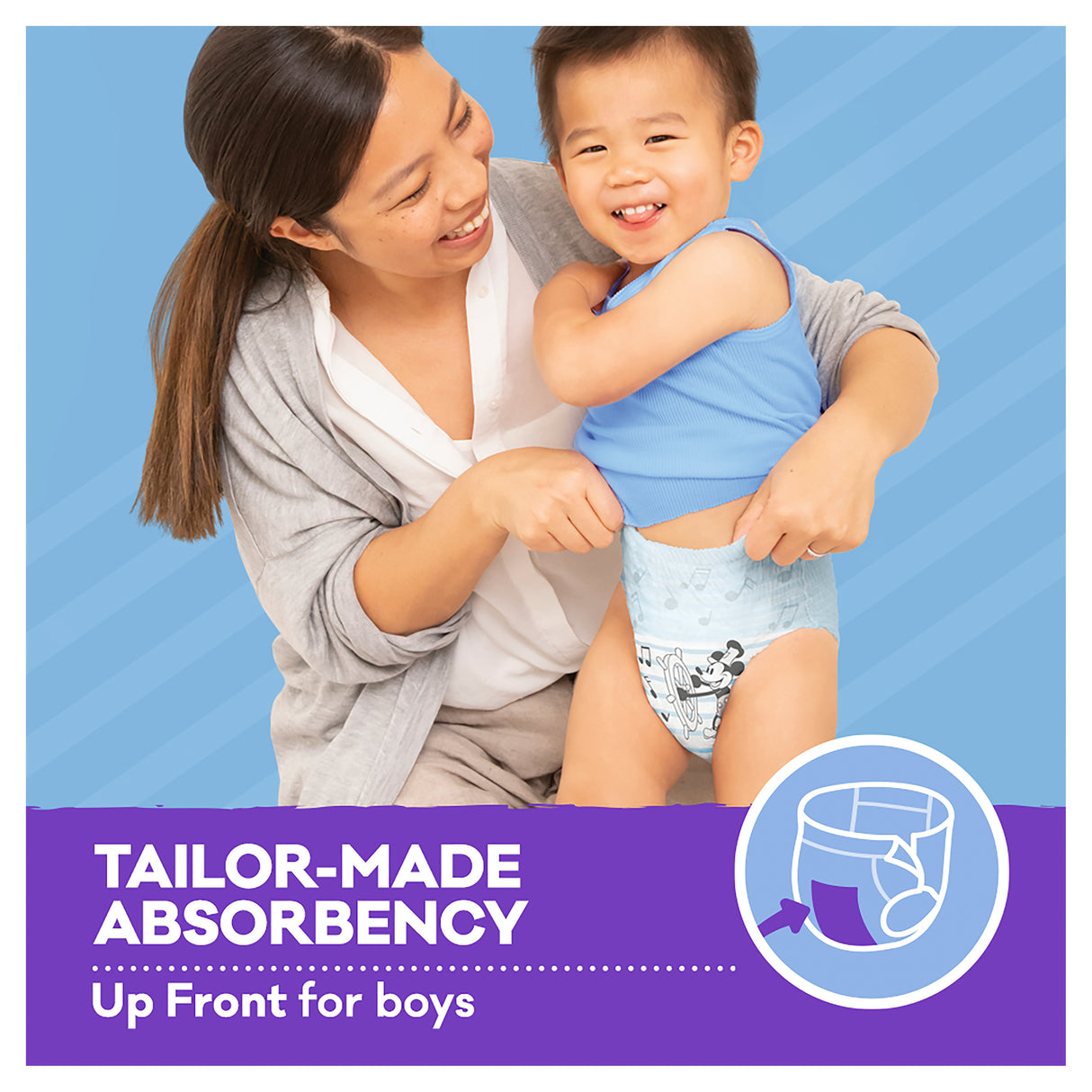 Huggies Ultra Dry Nappy Pants Boy Size 3 (6-12kg) 38 Pack