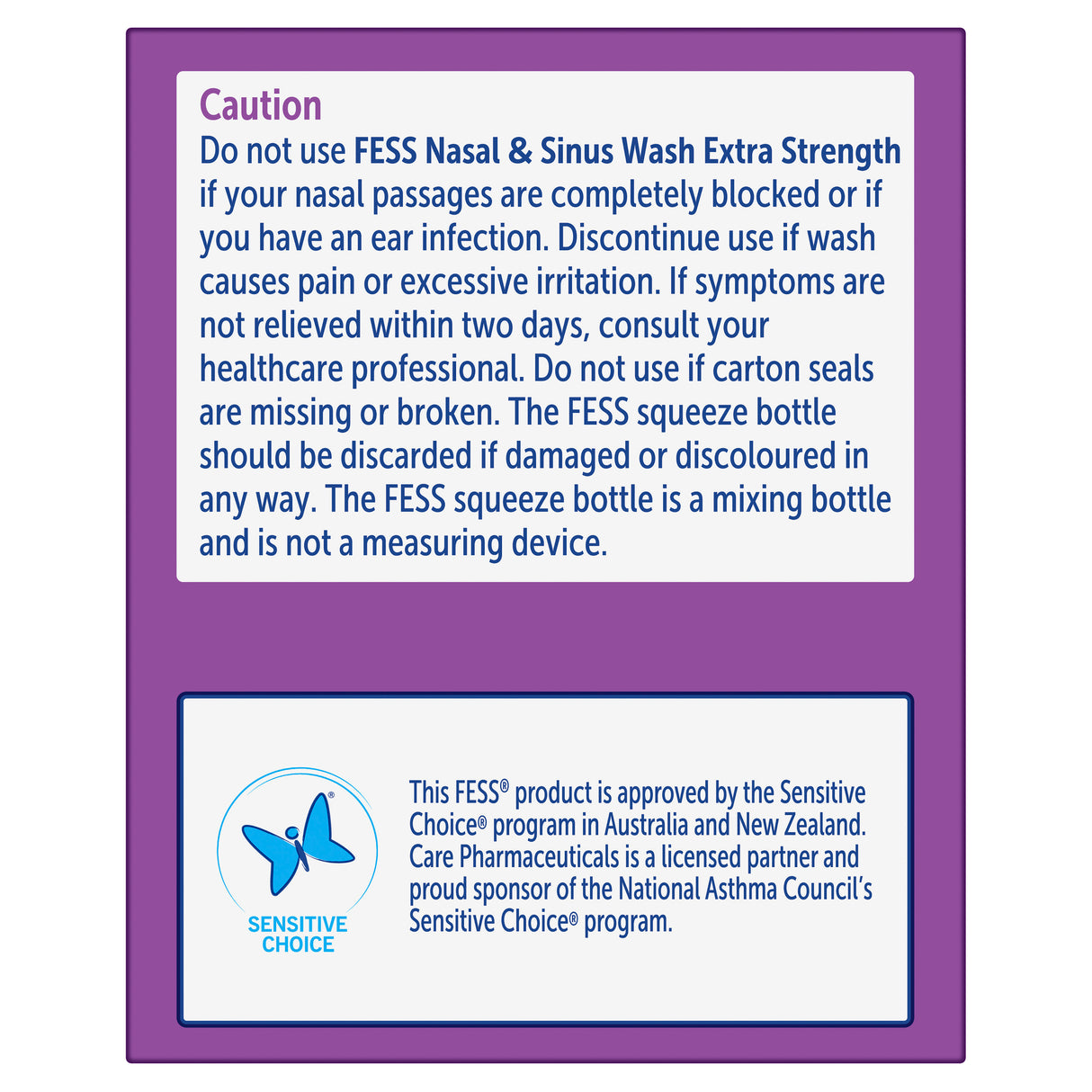 FESS Nasal and Sinus Wash 24 x 6.3g