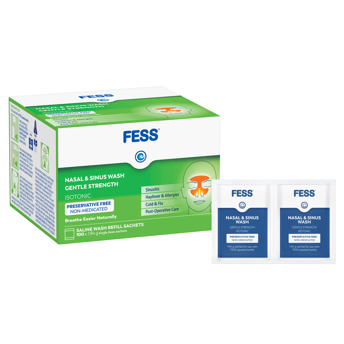 FESS SC Gentle Wash Sachets 100