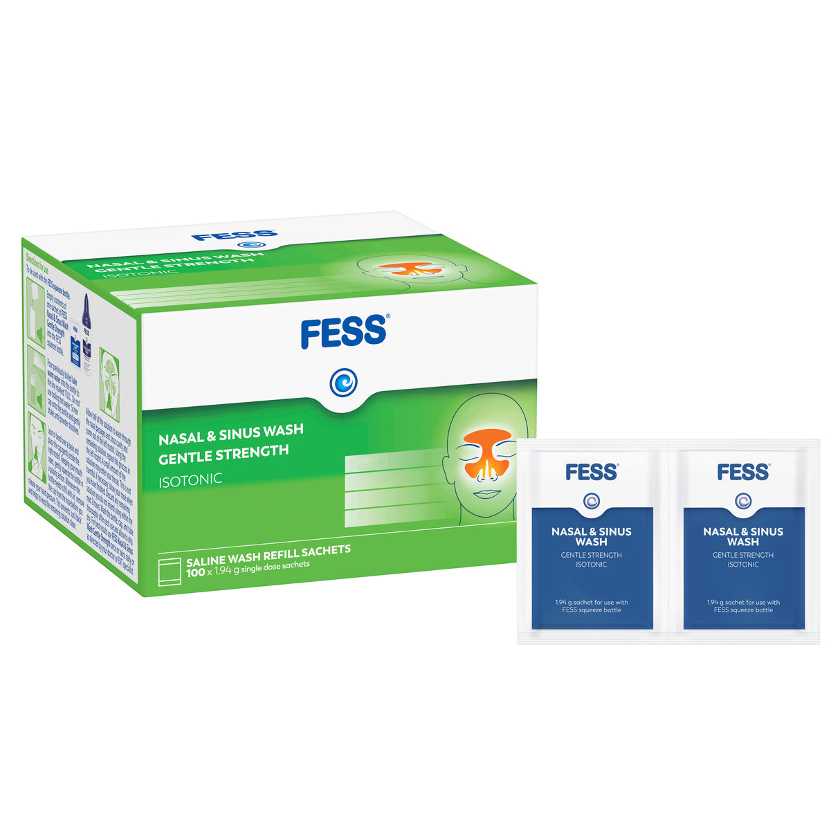 FESS SC Gentle Wash Sachets 100