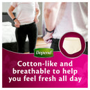 Depend Real Fit Incontinence Underwear Regular Women Medium 8 Pack
