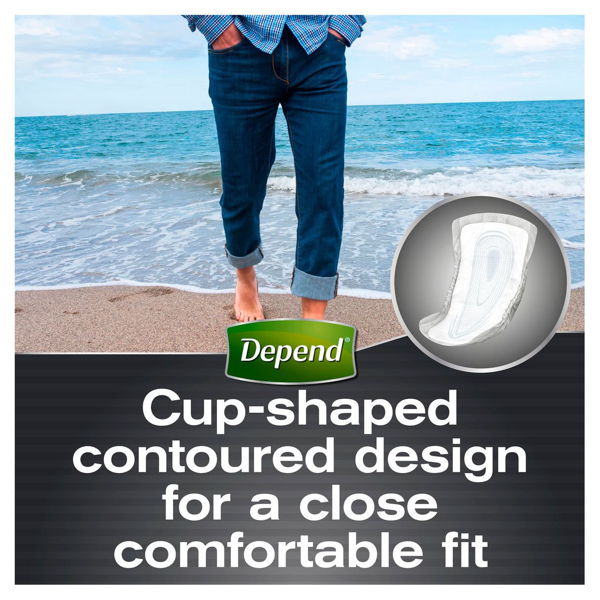 Depend Incontinence Guards Men 12 Pack
