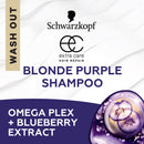 Schwarzkopf Extra Care Blonde Anti-Yellow Toning Purple Shampoo 250ml