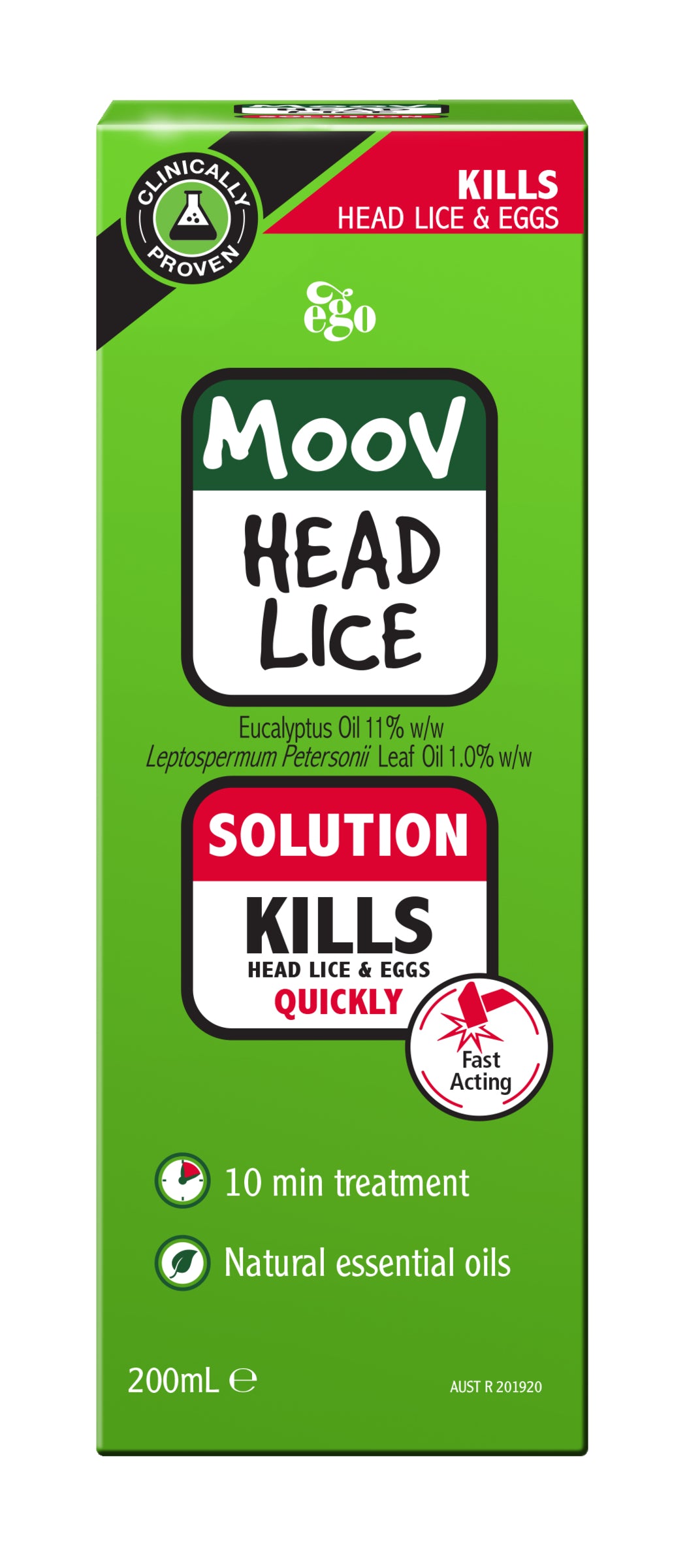 Ego Moov Head Lice Solution 200ml