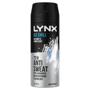Lynx Antiperspirant Body Spray Ice Chill (72 hr anti sweat) 165ml