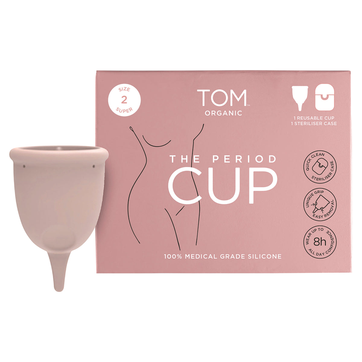 TOM Organic The Period Cup Size 2 Super