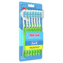 Oral-B Fresh Clean Manual Toothbrush Soft 7 Count