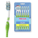 Oral-B Fresh Clean Manual Toothbrush Soft 7 Count