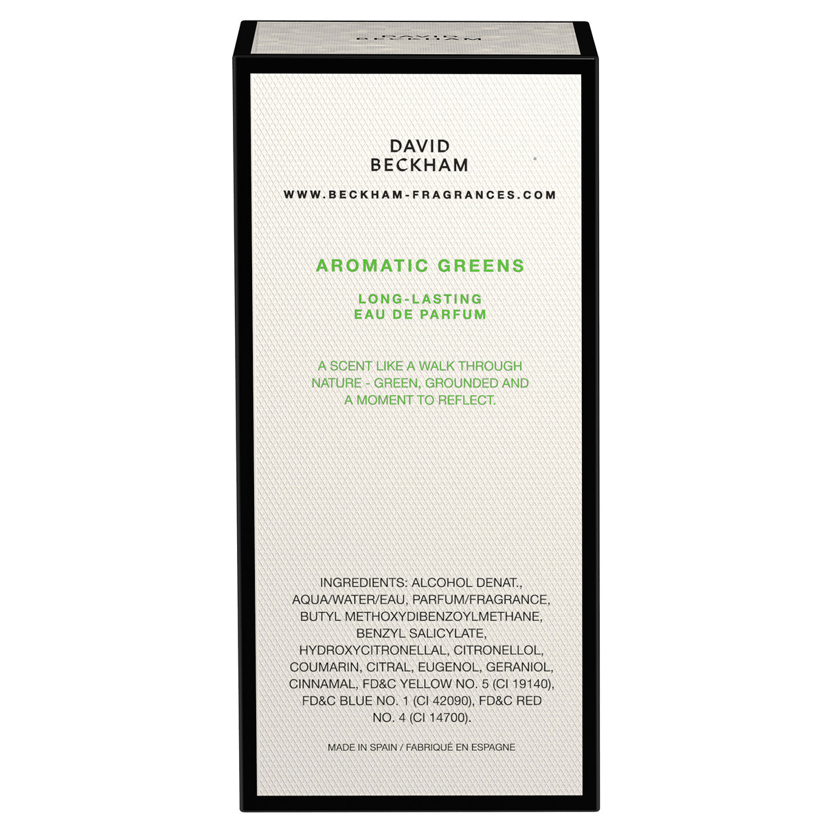 BECKHAM Aromatic Grn Cologne 100ml