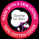 U by Kotex Cotton Ultrathin Pads Overnight with Wings 8 Pack