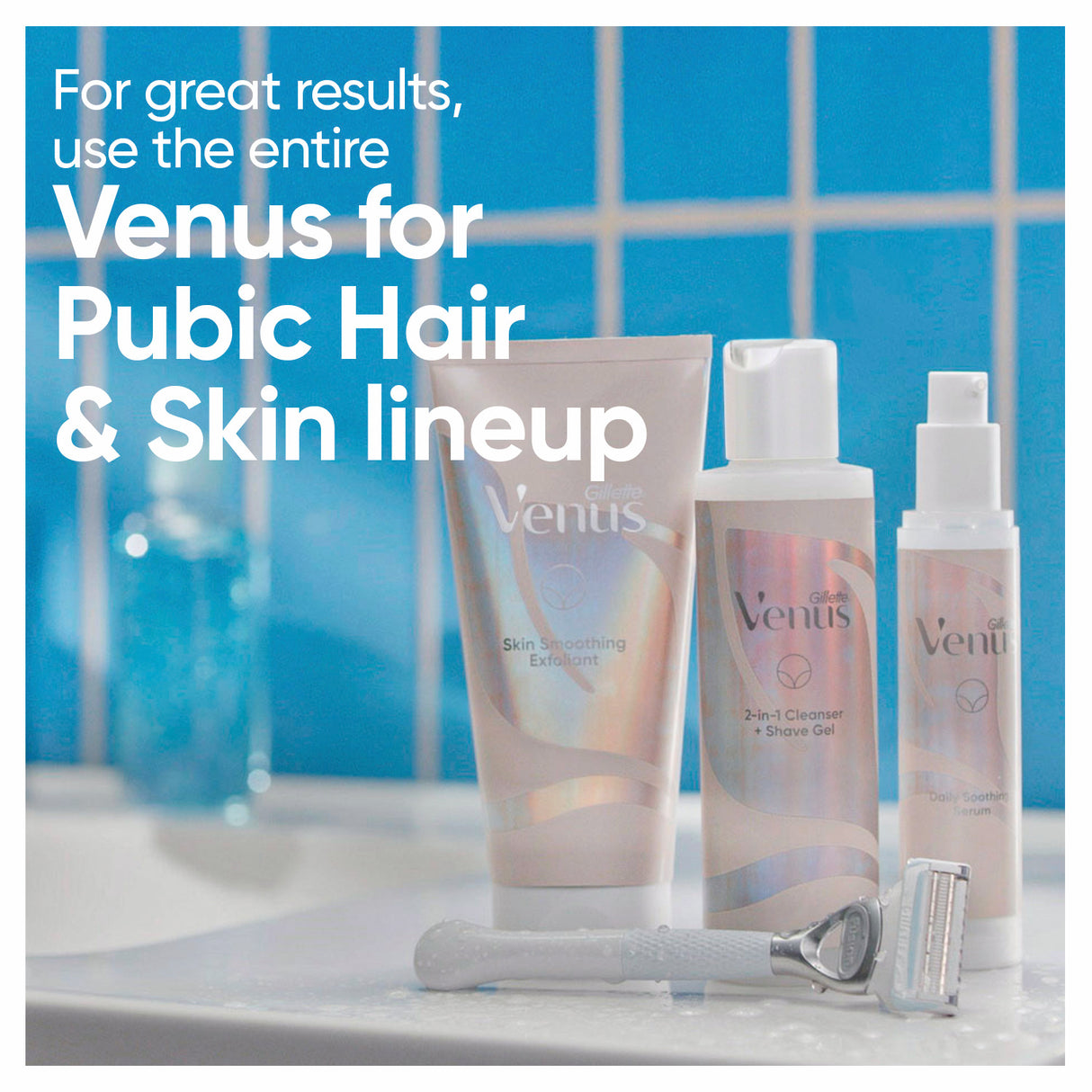 Gillette Venus Intimate Bikini Razor+2UP