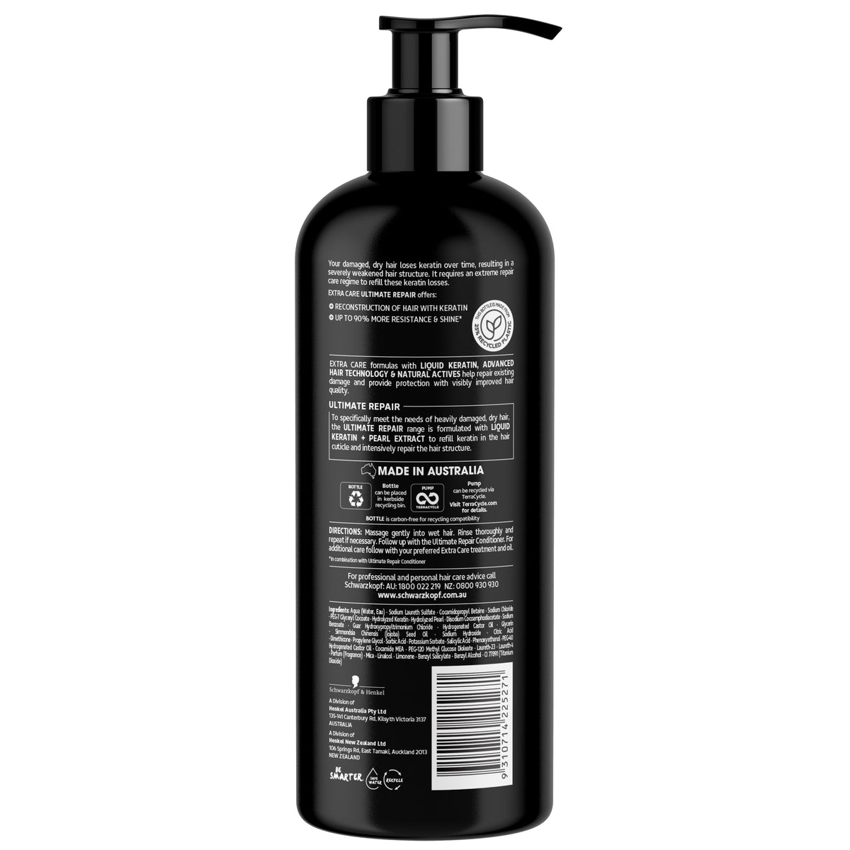 Extra Care Ultre Repair Strength. Shampoo 950ml