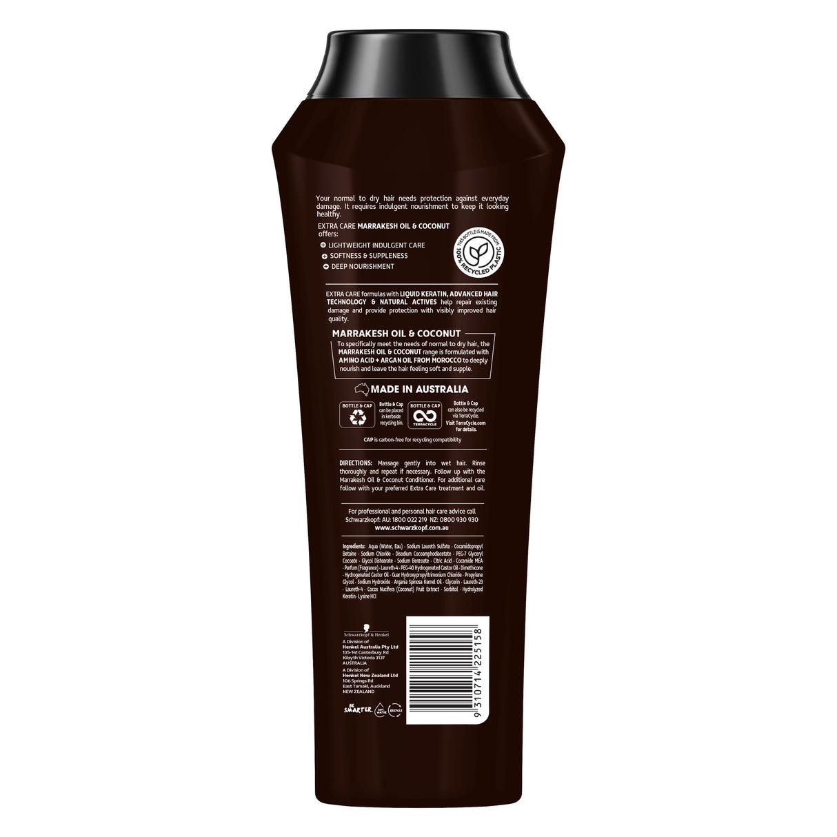 Schwarzkopf Extra Care Marrakesh & Coconut Replenishing Shampoo 400ml