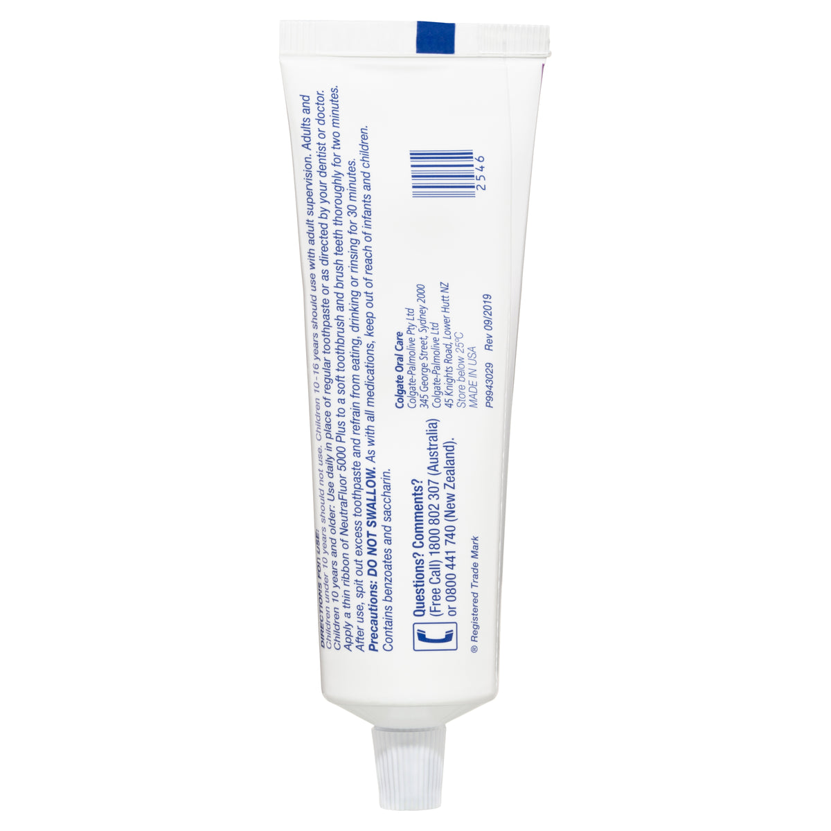 Colgate NeutraFluor 5000 Plus Fluoride Professional Toothpaste Freshmi ...