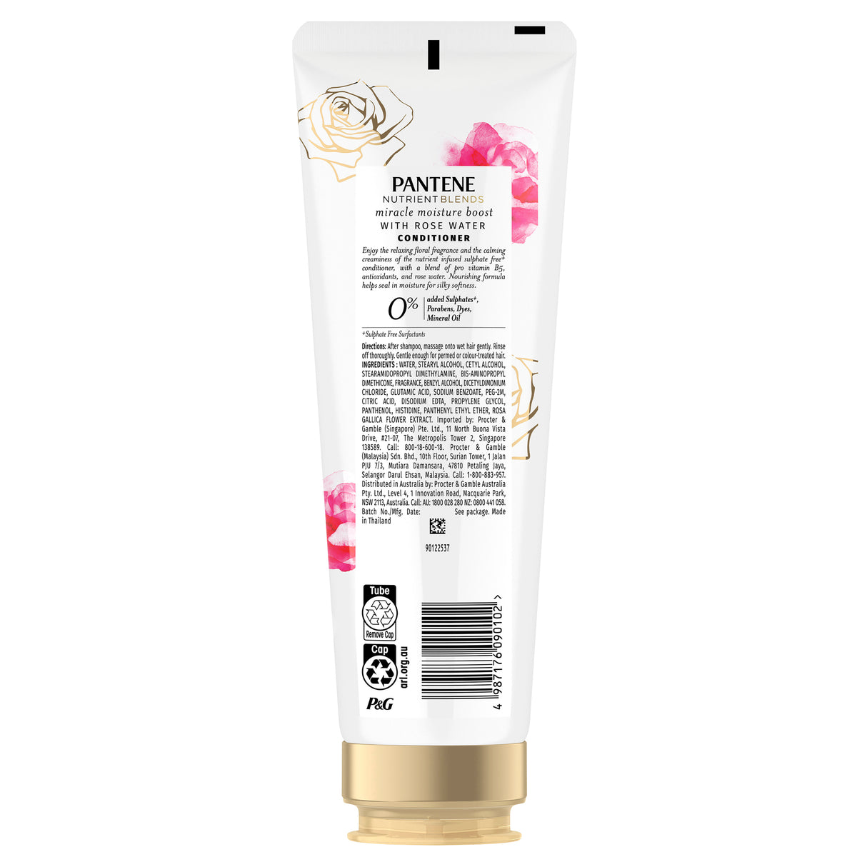 Pantene Nutrient Blends Rosewater Conditioner 250ml