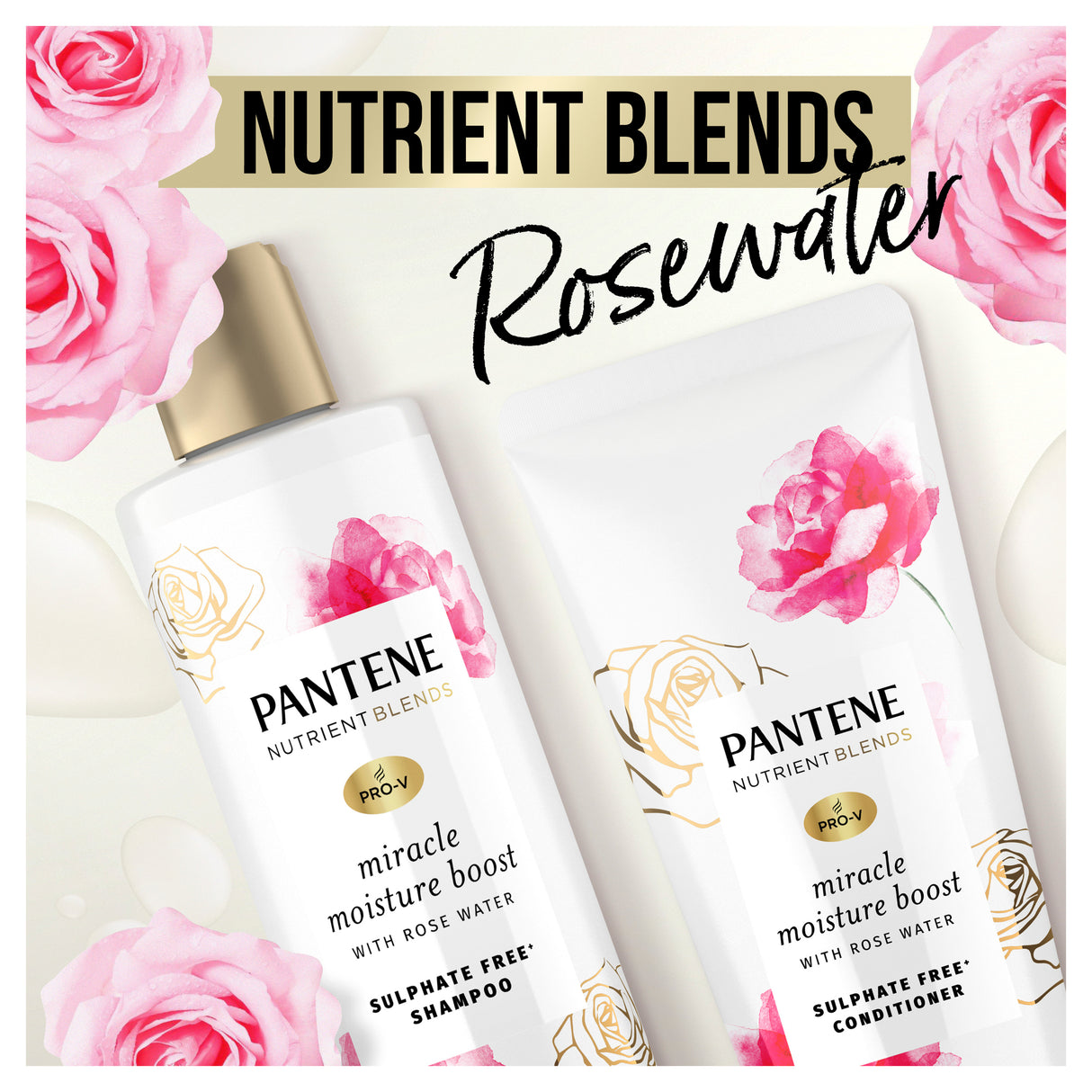 Pantene Nutrient Blends Rosewater Conditioner 250ml
