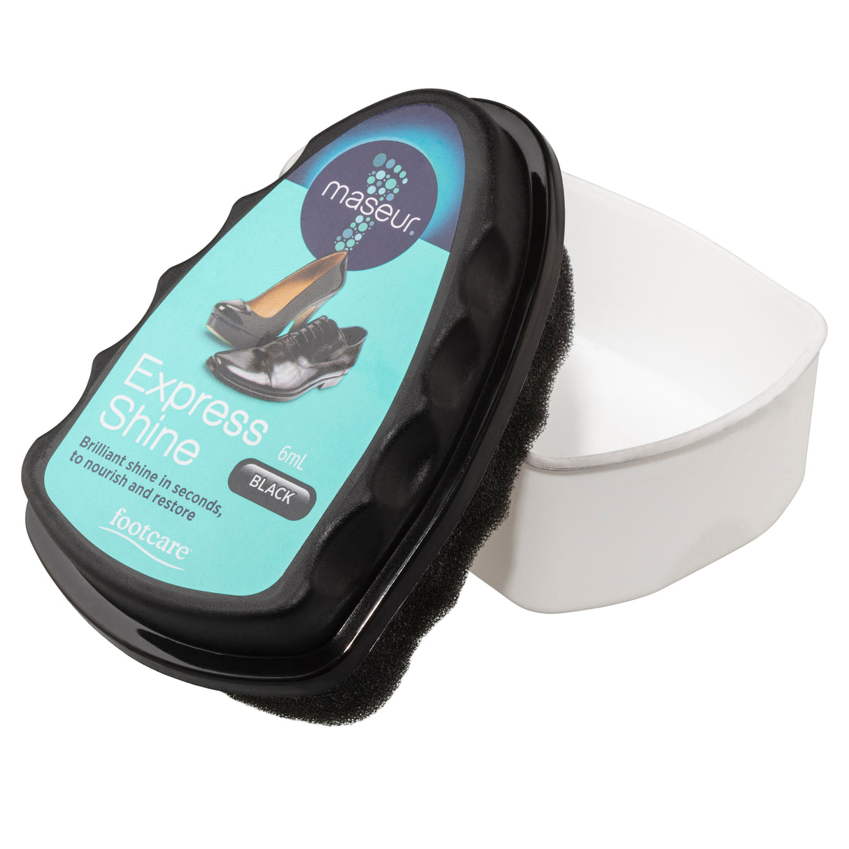 Footcare Shoe Polish Express Black 6mL