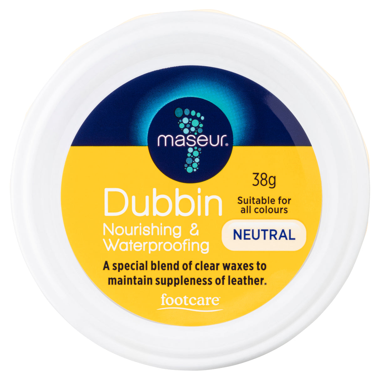 Footcare by Maseur Dubbin Nourishing & Waterproofing Shoe Polish Neutral 38g