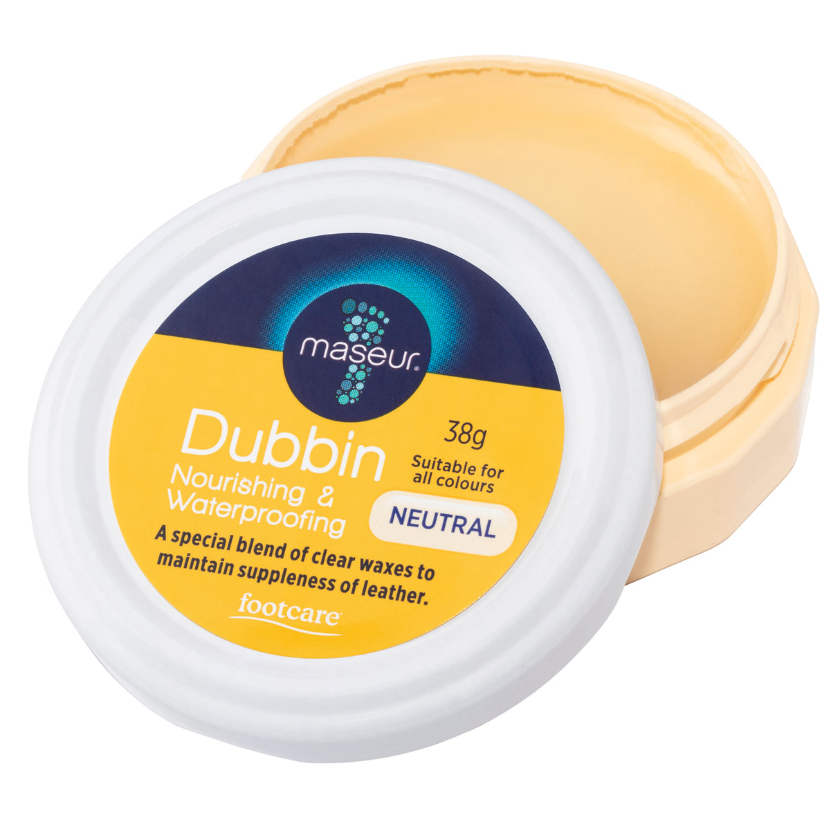 Footcare by Maseur Dubbin Nourishing & Waterproofing Shoe Polish Neutral 38g
