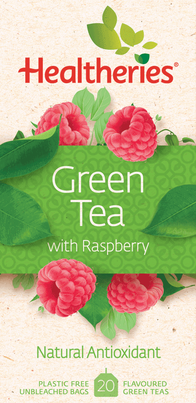 Healtheries Green Tea with Wild Raspberry 20s