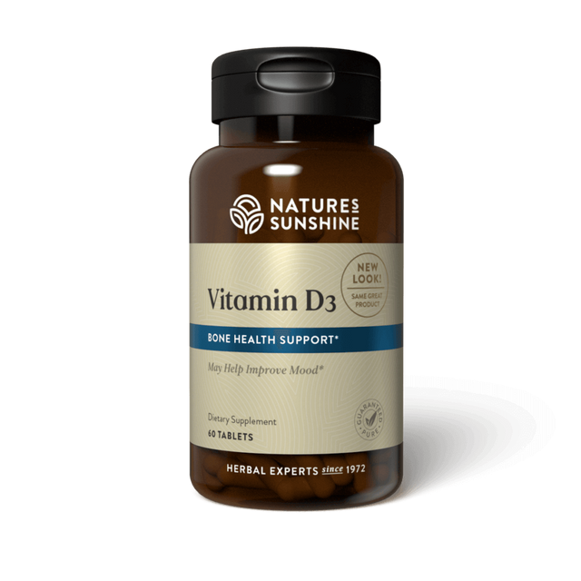 Nature's Sunshine Vitamin D3 60 Tablets