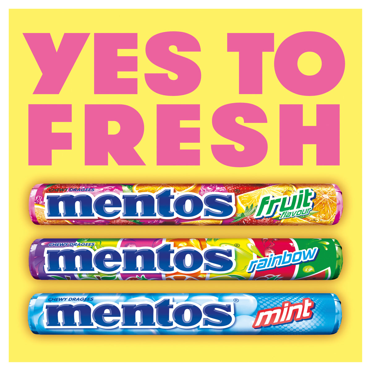 MENTOS Roll Fruit 37.5g