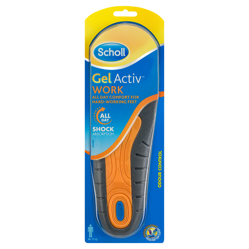 Scholl Gel Activ Work Shoe Insoles Men