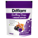 Difflam Soothing Drops + Immune Support Black Elderberry Flavour 20s