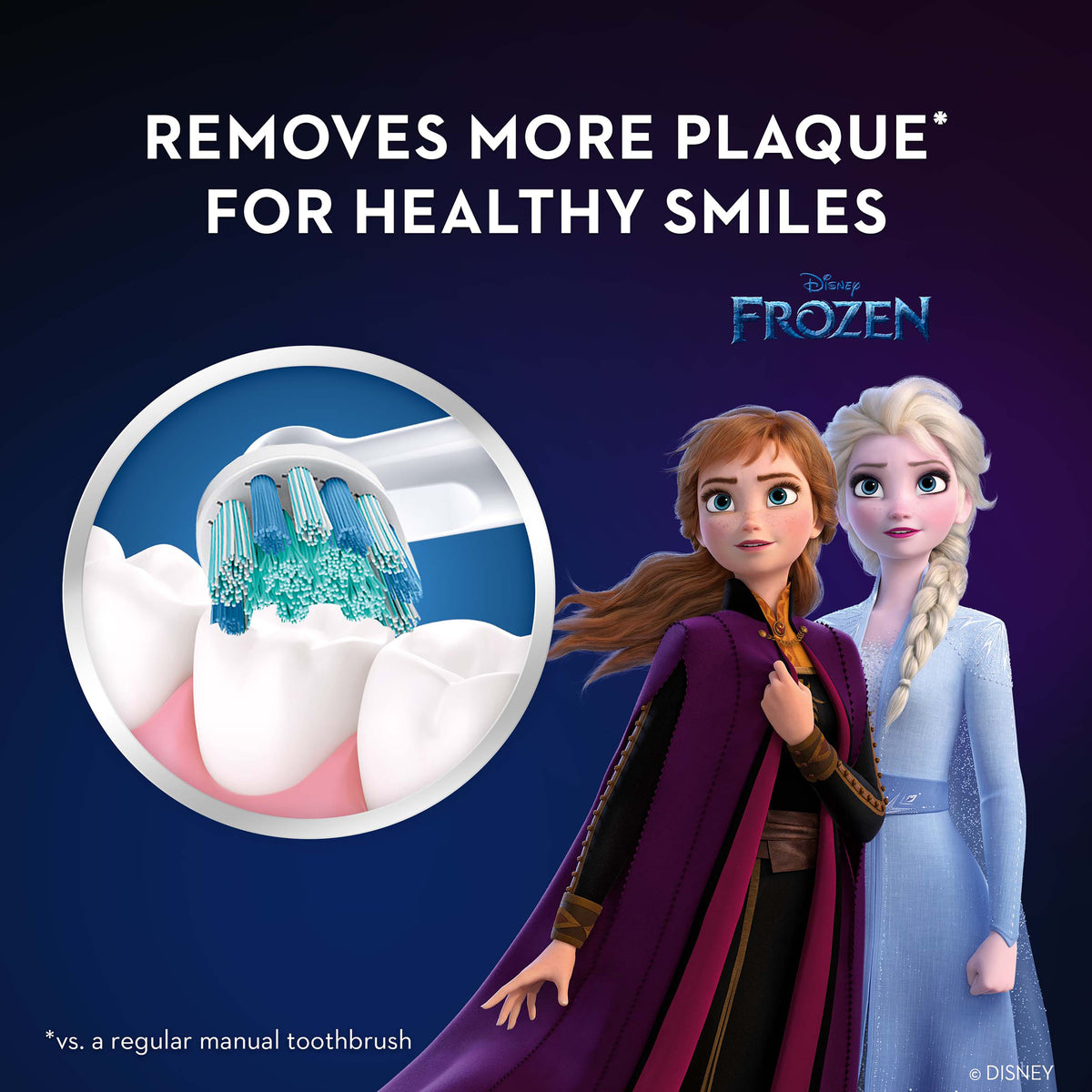 Oral-B Kids Frozen 3+ Years Brush Head 2 Count