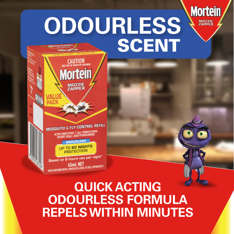 MORTEIN Peaceful Nights Mosquito & Fly PlugIn refill 45ML