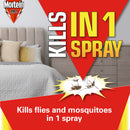 MORTEIN Odourless Fly & Mosquito Killer spray 350g