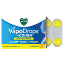 VICKS Vapodrops+Cough Honey & Lemon Menthol 16