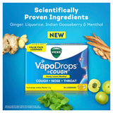 VICKS Vapodrops+Cough Honey Lemon 36