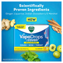 VICKS Vapodrops+Cough Honey Lemon 36